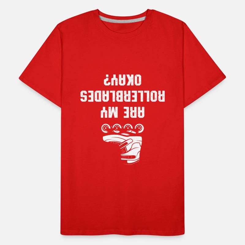 Inline Skating Inline Skating Gift Men's Premium Organic T-Shirt