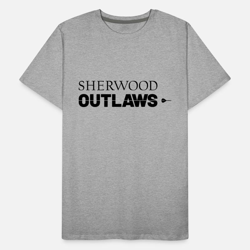 Sherwood interdit les fléchettes T-shirt bio Premium Homme