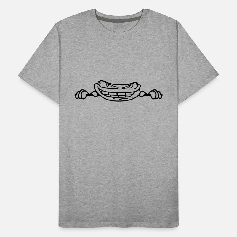 hide frame text write wall wall meme g Men's Premium Organic T-Shirt