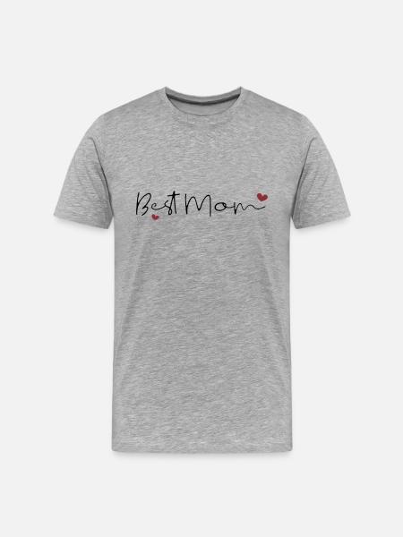 Best Mom Ever - Men's Premium Organic T-Shirt - heather grey
