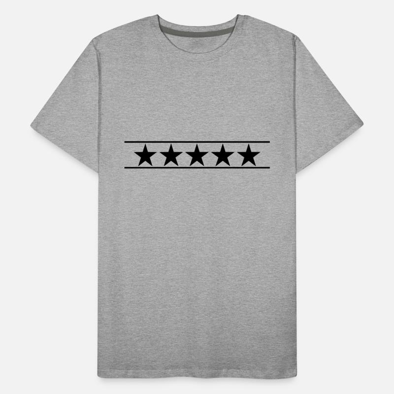 sterne Männer Premium Bio T-Shirt