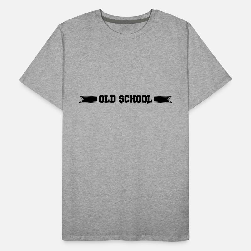 old school Men's Premium Organic T-Shirt