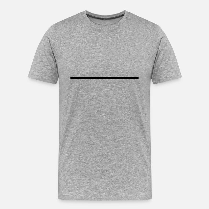 stroke_f1 - Männer Premium Bio T-Shirt - Grau meliert