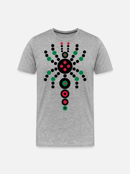 butterfly lingus - Men's Premium Organic T-Shirt - heather grey