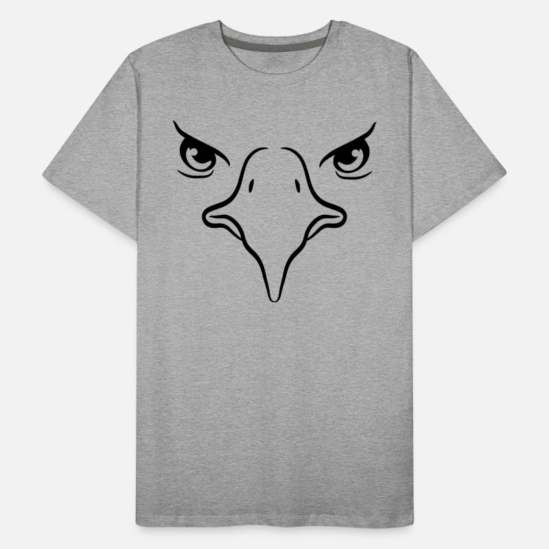 Eagle Beak bird Eagle eyes Men's Premium Organic T-Shirt