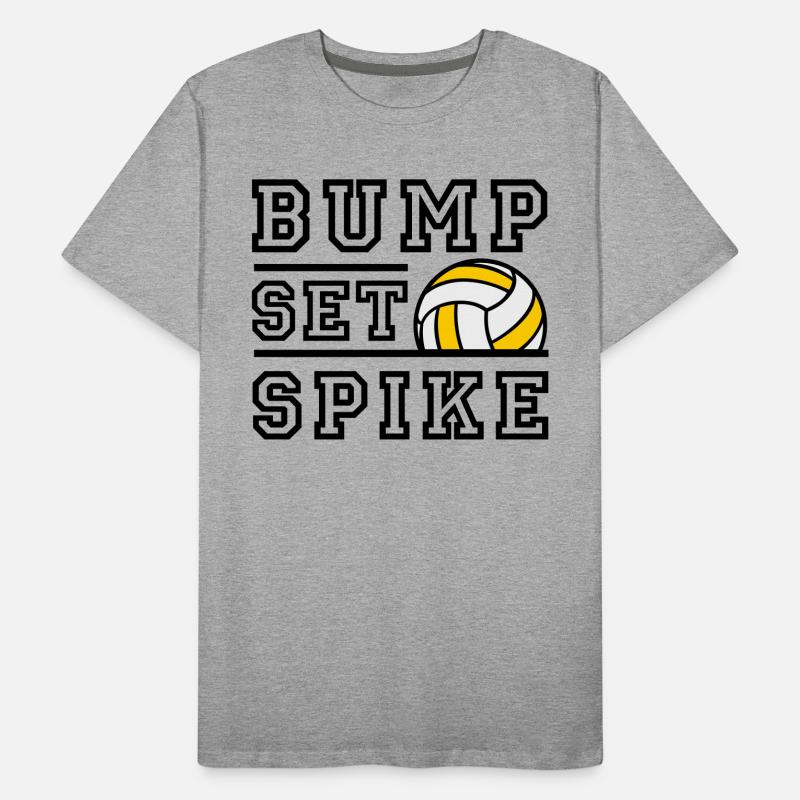 Bump Set Spike - Farbwechsel möglich Männer Premium Bio T-Shirt