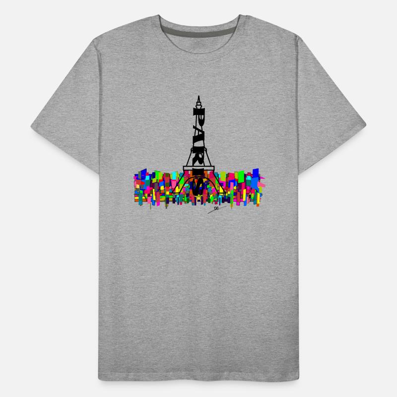 Art Eiffel Paris Men's Premium Organic T-Shirt