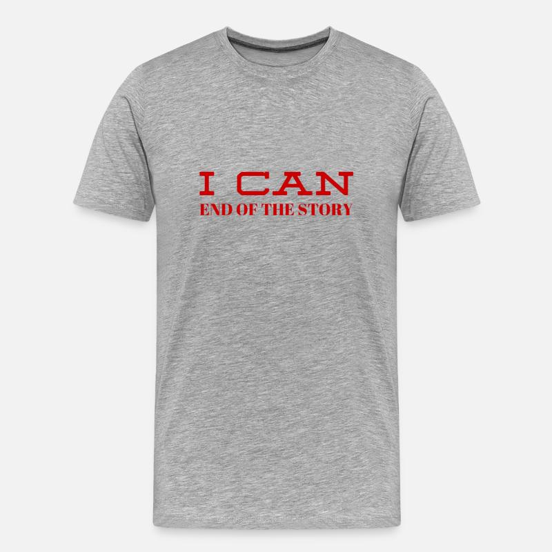 ich bin ein Macher - Männer Premium Bio T-Shirt - Grau meliert
