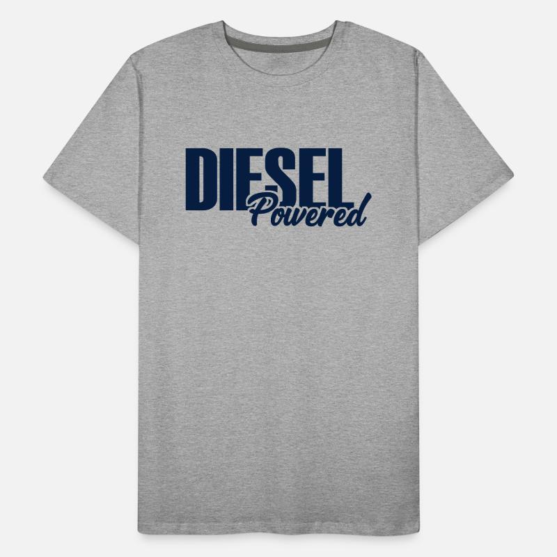 Diesel Powered - Engine - Compression-ignition - Propulsion Men's Premium Organic T-Shirt