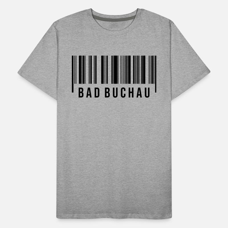 Schwabe Strichcode Bad Buchau Männer Premium Bio T-Shirt