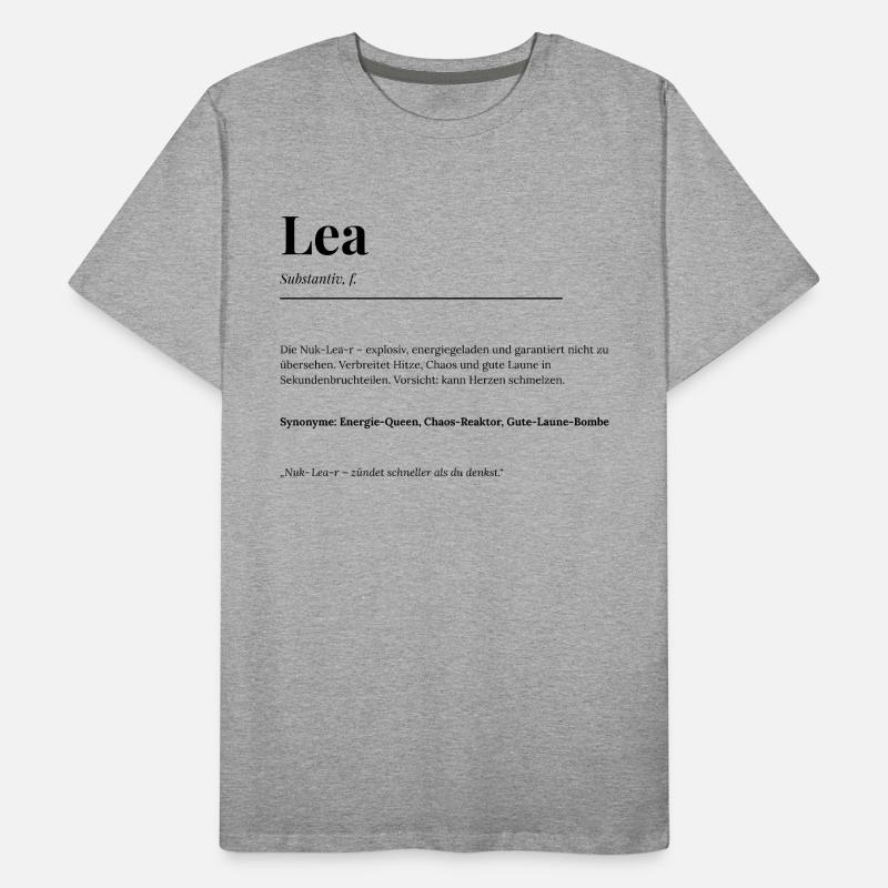 Lea Männer Premium Bio T-Shirt