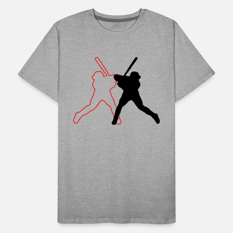 Conception de baseball 02 T-shirt bio Premium Homme