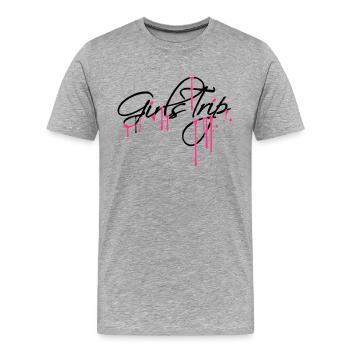 spray drops graffiti girls trip holiday fun rei - Men's Premium Organic T-Shirt - heather grey - Front - Damien (186cm)