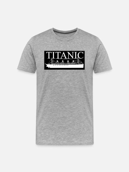 Titanic - T-shirt bio Premium Homme - gris chiné