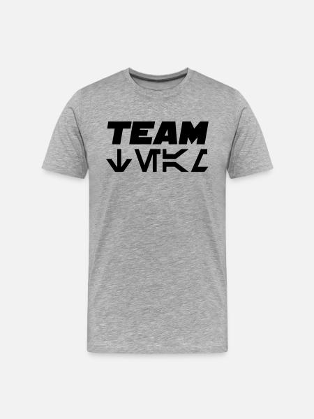 Team SW - Männer Premium Bio T-Shirt - Grau meliert