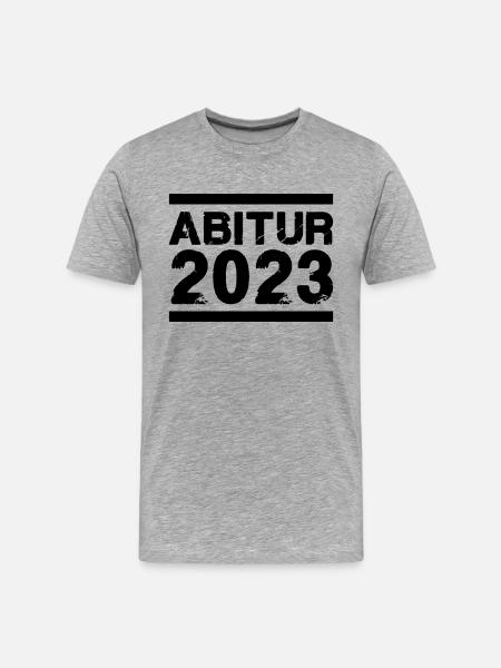 Abitur 2023 - Men's Premium Organic T-Shirt - heather grey