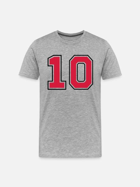 10__f2 - Men's Premium Organic T-Shirt - heather grey