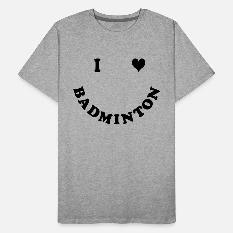 badminton T-shirt bio Premium Homme