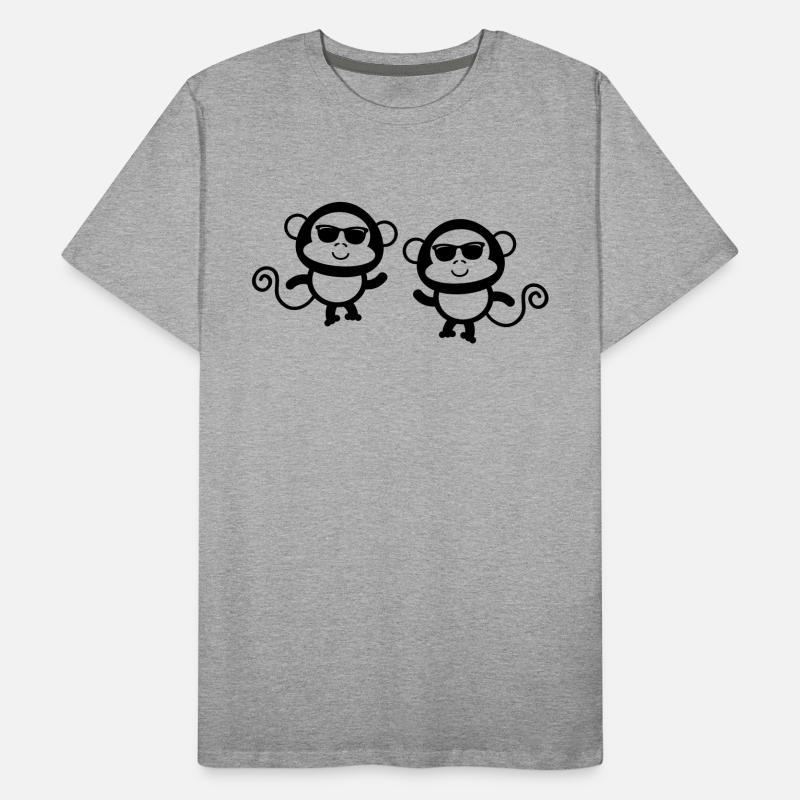 Cool Monkeys Men's Premium Organic T-Shirt
