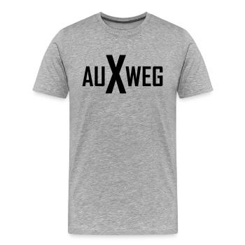 Tontechniker Auxweg - Männer Premium Bio T-Shirt - Grau meliert - Vorne - Damien (186cm)