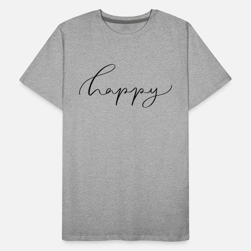 Happy Männer Premium Bio T-Shirt