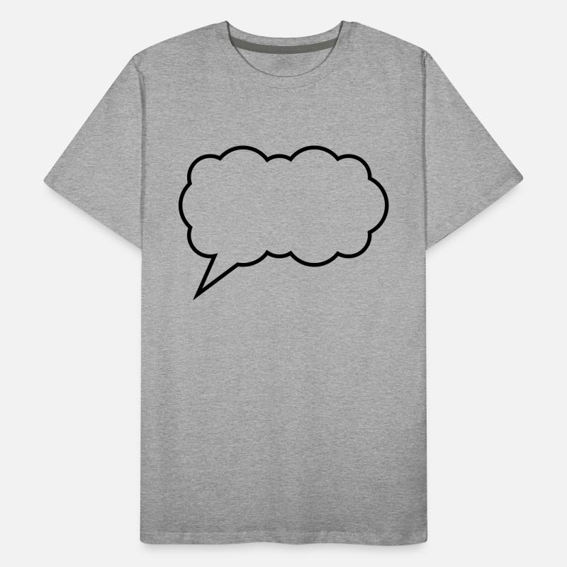 cloud bubble Men's Premium Organic T-Shirt