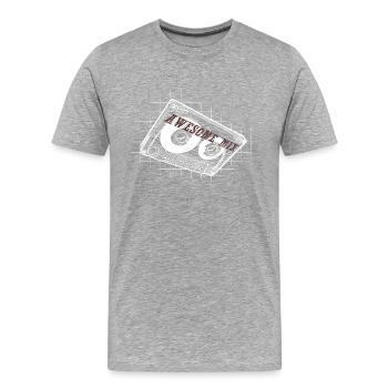 Tolles Band - Männer Premium Bio T-Shirt - Grau meliert - Vorne - Damien (186cm)