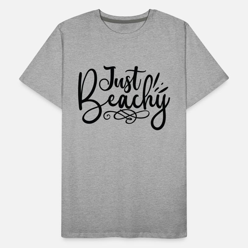 Just Beachy Männer Premium Bio T-Shirt