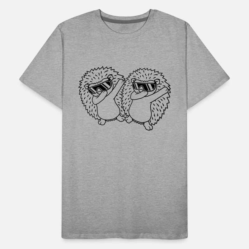 Équipe 2 dabbing Hedgehogs T-shirt bio Premium Homme