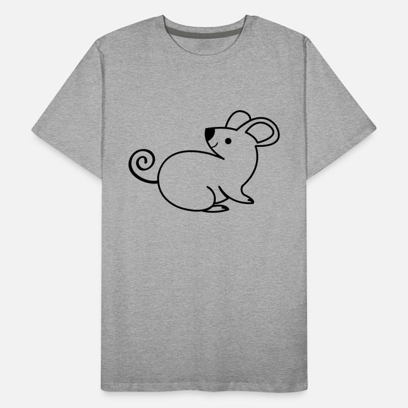 Mouse Men's Premium Organic T-Shirt
