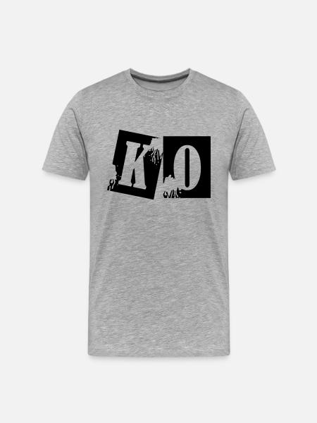 ko_boxing_01 - T-shirt bio Premium Homme - gris chiné