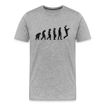 Soccer Player Soccer Coach Soccer Soccer - Men's Premium Organic T-Shirt - heather grey - Front - Damien (186cm)