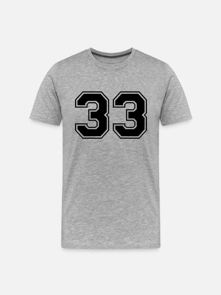 33 - Men's Premium Organic T-Shirt - heather grey