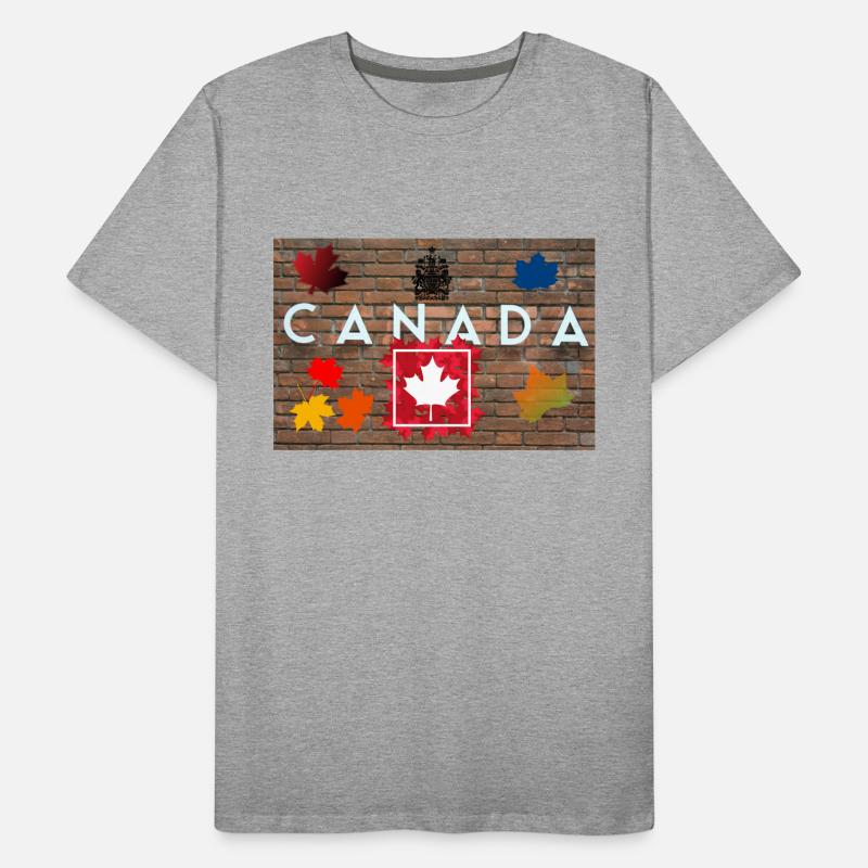 Canada, maple leaf. Men's Premium Organic T-Shirt