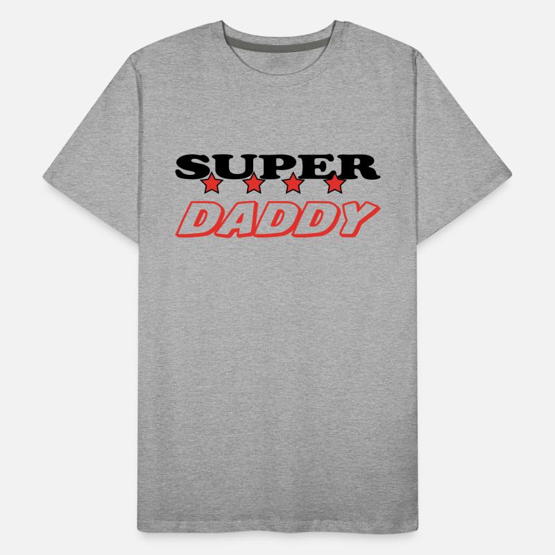 SUPER DADDY T-shirt bio Premium Homme