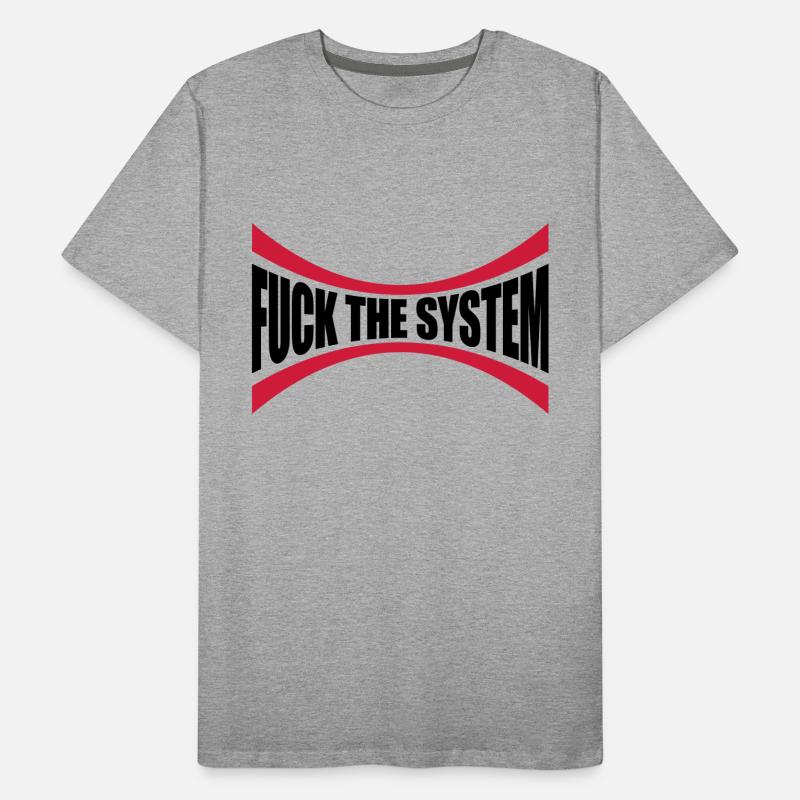 Logo J'emmerde le système T-shirt bio Premium Homme