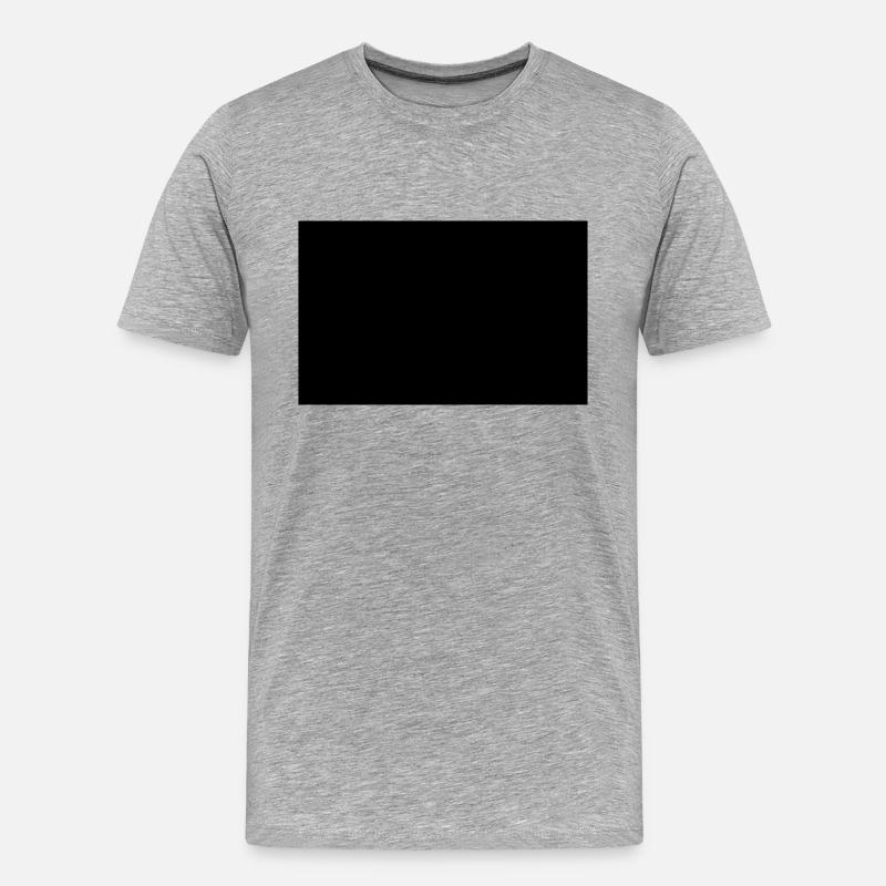 Flagge Deutschland - Männer Premium Bio T-Shirt - Grau meliert