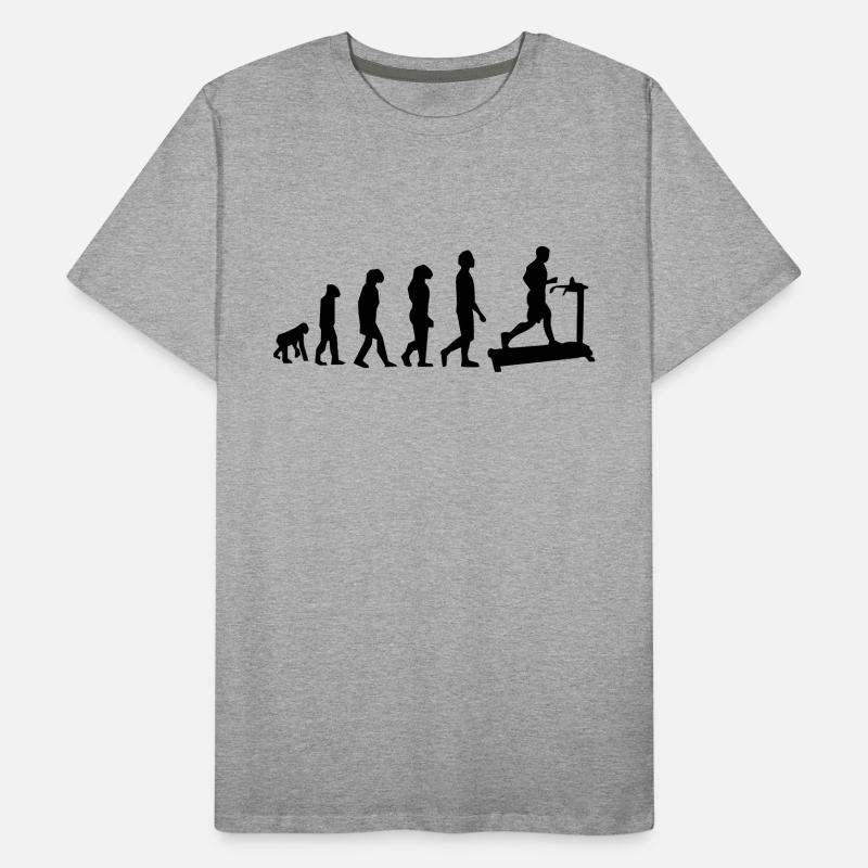 Tapis roulant évolution T-shirt bio Premium Homme