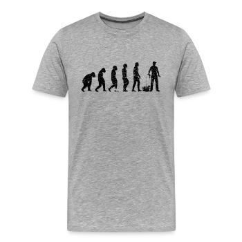 Craft Evolution Craftsman Tool Électronique - T-shirt bio Premium Homme - gris chiné - Devant - Damien (186cm)