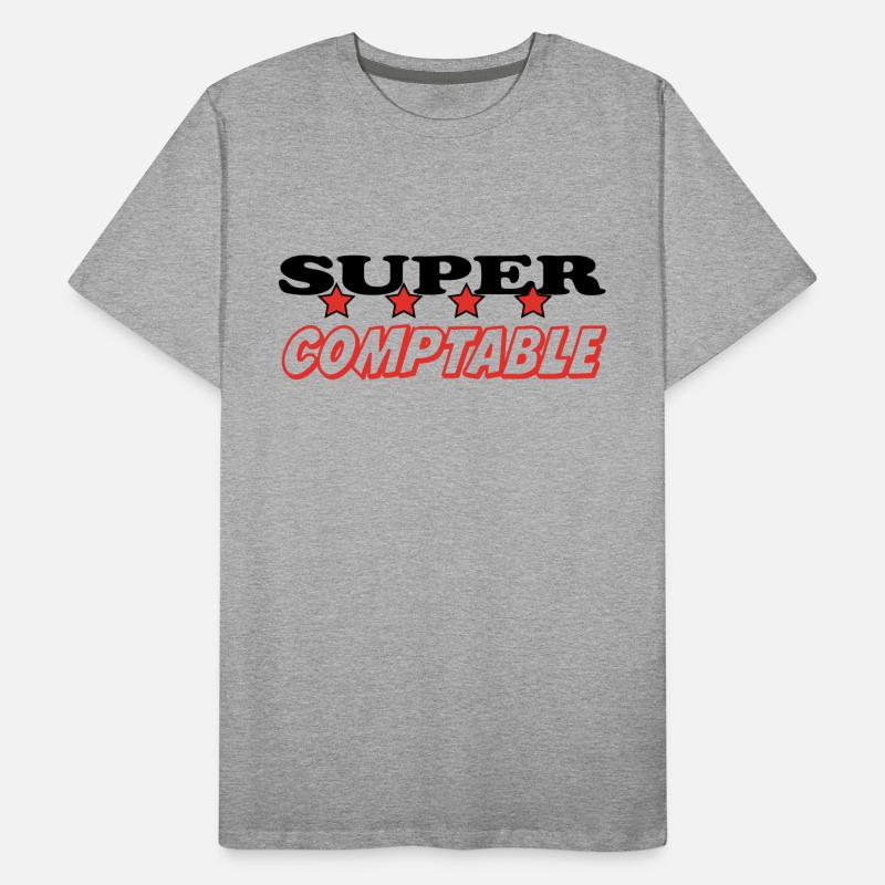 SUPER COMPTABLE T-shirt bio Premium Homme