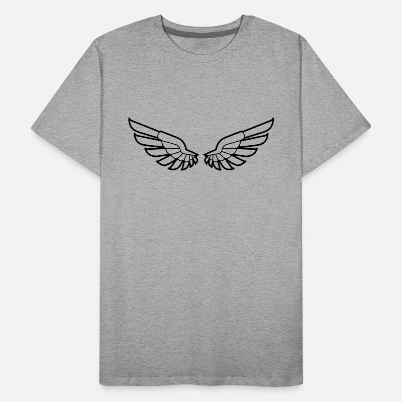 wings Männer Premium Bio T-Shirt