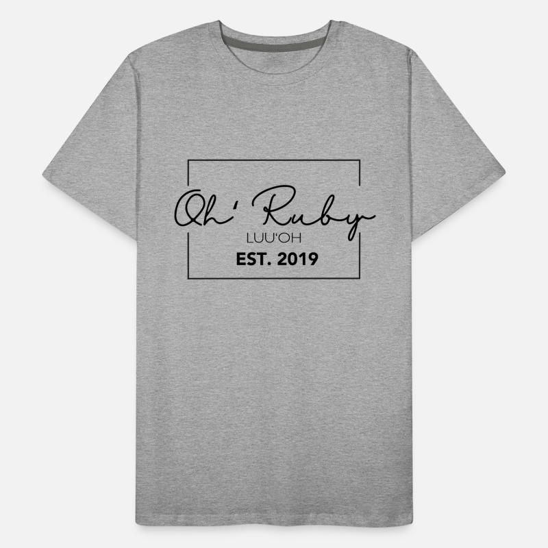 OH Ruby Männer Premium Bio T-Shirt