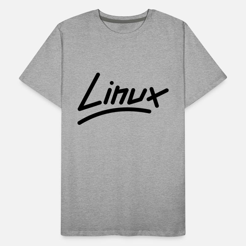 Linux - Vektor Männer Premium Bio T-Shirt