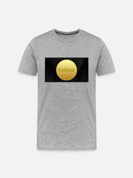 Conception de Coinzz - T-shirt bio Premium Homme - gris chiné