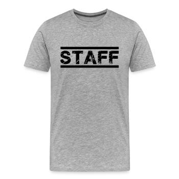 Personnel - T-shirt bio Premium Homme - gris chiné - Devant - Damien (186cm)