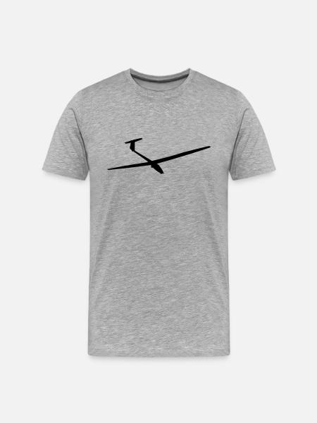 Planeur - T-shirt bio Premium Homme - gris chiné