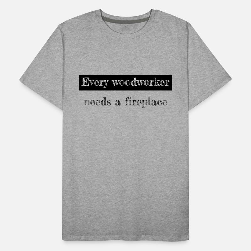 cabinetmaker apprentice carpenter plumber Men's Premium Organic T-Shirt