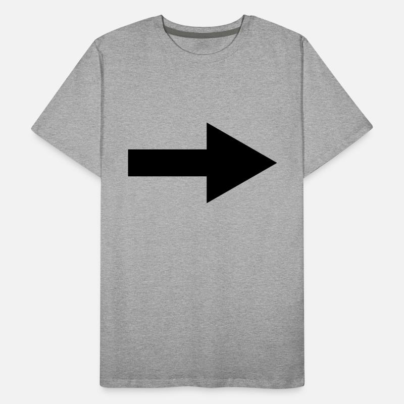 flèche T-shirt bio Premium Homme
