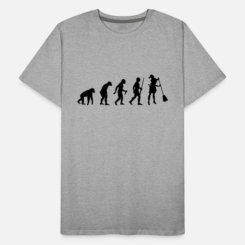 Cleaner Evolution Männer Premium Bio T-Shirt