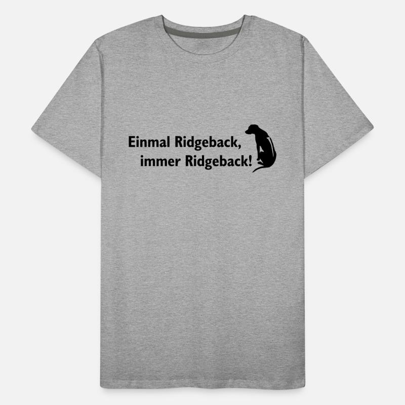 Typisch Rhodesian Ridgeback Männer Premium Bio T-Shirt